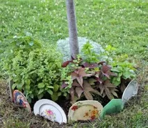Клумби своїми руками із підручних засобів, LS своїми