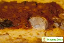 Курка в томатному маринаді з картопляним пюре. курка