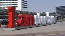 Напис - I amsterda amsterda