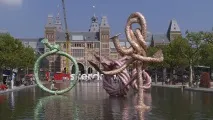 Напис - I amsterda amsterda