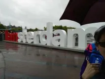 Напис - I amsterda amsterda