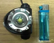 Налобний ліхтарик на діоді CREE XM-L T6 світла