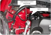 Nissan Note установка сигналізації, точки підключення Ніссан Ноут установка