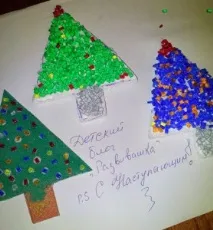 Новорічні магніти та кульки з пінопласту своїми руками магніти
