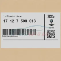 Оригінал BMW Вентиляційна труба (17127508013) - Доставка по всьому світу 17127508013