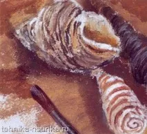Пастелі зволоження пензлем, Уроки малювання, вчимося малювати, малюємо олівцем, гуашшю, олією пензлем