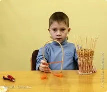Плетіння простий декоративного кошика, Країна Майстрів кошика