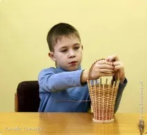 Плетіння простий декоративного кошика, Країна Майстрів простий