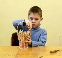 Плетіння простий декоративного кошика, Країна Майстрів декоративного