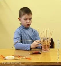 Плетіння простий декоративного кошика, Країна Майстрів декоративного