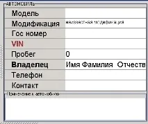 Поля у формі Замовлення-Наряду поля