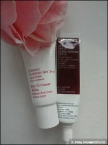 Пост про креми Clarins та Korres для молодої шкіри навколо очей креми