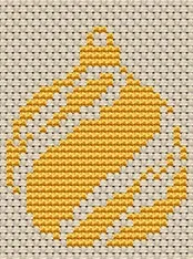 Просте промальовування новорічної кульки в програмі Cross Stitch Professional Platinum просте