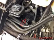 Перевірка рівня та долив рідини гідропідсилювача керма Mercedes-Benz Vito II W639 2003 перевірка