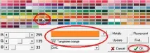 Просте промальовування новорічної кульки в програмі Cross Stitch Professional Platinum промальовування