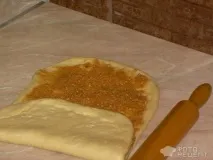 Рецепт Булочки горіхові З дріжджового тіста тіста