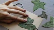Створюємо за допомогою лорієнського листа брошку у формі листа – Ярмарок Майстрів створюємо