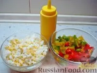 Рецепт Два види рулету з лаваша - овочевий та м’ясний на види