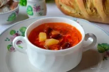 Рецепт смачного пісного борщу хвилин