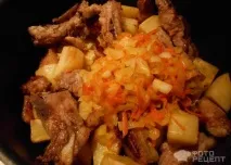 Картопля зі свинячими реберцями, за маминим рецептом картопля