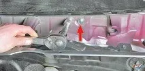 Зняття та встановлення підсилювача панелі приладів Hyundai Solaris підсилювача