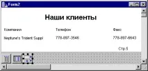 Створення звітів у Borland звітів