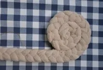 Сумочка-кошик із кісок - смужок флісу кісок