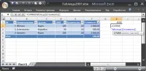 Таблиці у форматі EXCEL 2007 excel
