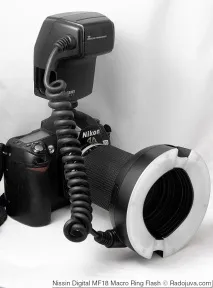 Оглядкільцевого спалаху для макрозйомки Nissin Digital MF18 Macro Ring Flash, Радожива спалаху