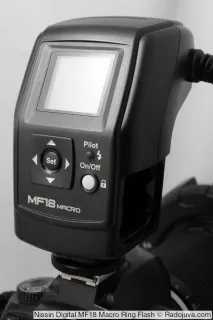 Оглядкільцевого спалаху для макрозйомки Nissin Digital MF18 Macro Ring Flash, Радожива макрозйомки