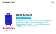 Wizzair збільшує розміри ручної поклажі - Подорожуйте розумніше з Aviablogger! розміри
