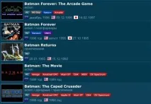 Всі частини гри "Batman" по порядку на PC - який повний список який