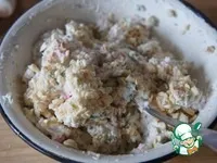 Закусочні рулетики із сулугуні розкласти