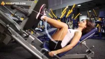Жим ногами для дівчат (накачування сідниць) правильна техніка ногами
