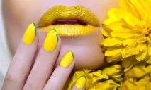 Жовтий манікюр фото дизайн манікюр