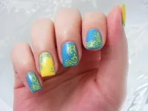 Жовтий манікюр фото дизайн дизайн