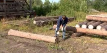 Переміщення колод вручну своїми руками, візком, пристосування своїми