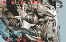 Передня підвіска Ford Mondeo 4 manual передня