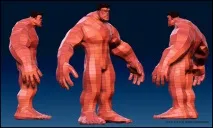 Створення ігрового персонажа Red Hulk, Soohar - Уроки з Фотошопа 3D графіки та фотографії ігрового