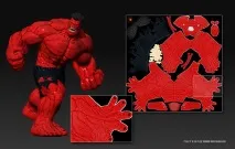 Створення ігрового персонажа Red Hulk, Soohar - Уроки з Фотошопа 3D графіки та фотографії персонажа