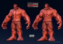 Створення ігрового персонажа Red Hulk, Soohar - Уроки з Фотошопа 3D графіки та фотографії персонажа