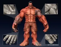 Створення ігрового персонажа Red Hulk, Soohar - Уроки з Фотошопа 3D графіки та фотографії soohar