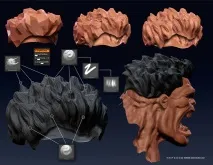 Створення ігрового персонажа Red Hulk, Soohar - Уроки з Фотошопа 3D графіки та фотографії ігрового