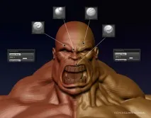 Створення ігрового персонажа Red Hulk, Soohar - Уроки з Фотошопа 3D графіки та фотографії ігрового