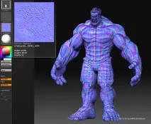 Створення ігрового персонажа Red Hulk, Soohar - Уроки з Фотошопа 3D графіки та фотографії створення
