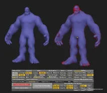 Створення ігрового персонажа Red Hulk, Soohar - Уроки з Фотошопа 3D графіки та фотографії soohar