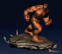 Створення ігрового персонажа Red Hulk, Soohar - Уроки з Фотошопа 3D графіки та фотографії hulk