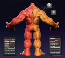 Створення ігрового персонажа Red Hulk, Soohar - Уроки з Фотошопа 3D графіки та фотографії уроки