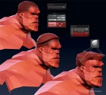 Створення ігрового персонажа Red Hulk, Soohar - Уроки з Фотошопа 3D графіки та фотографії ігрового