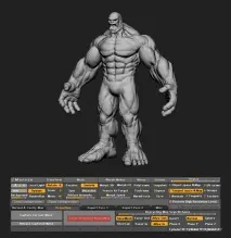 Створення ігрового персонажа Red Hulk, Soohar - Уроки з Фотошопа 3D графіки та фотографії hulk